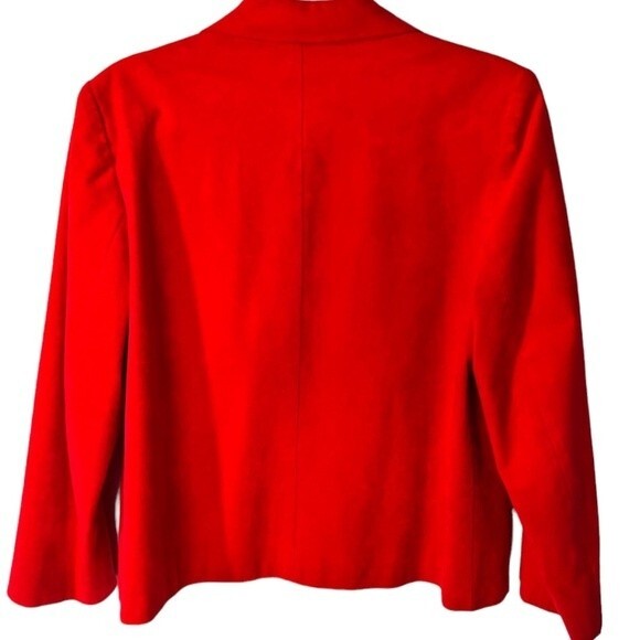 Ultrasuede Skirt Set Red Hong Kong Size 8 - Picture 5 of 14